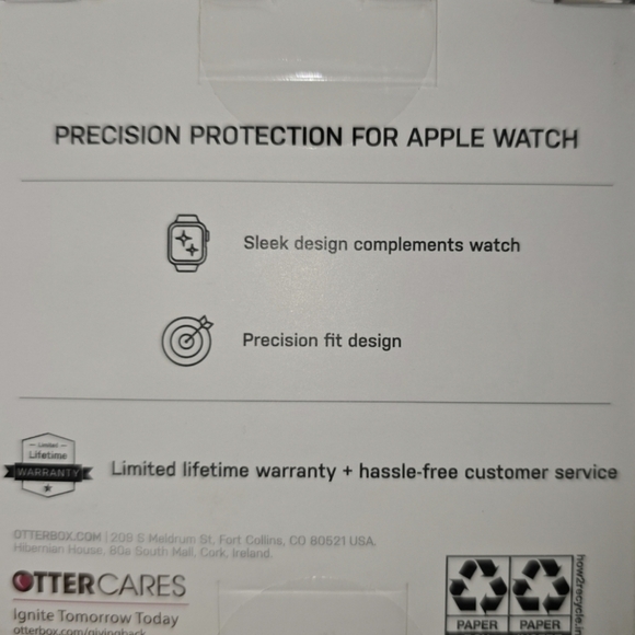 🆕Otterbox Aura Edge Case with Bumpers for Apple Watch 7,8 & 9 - 41mm - NEW - Picture 3 of 9